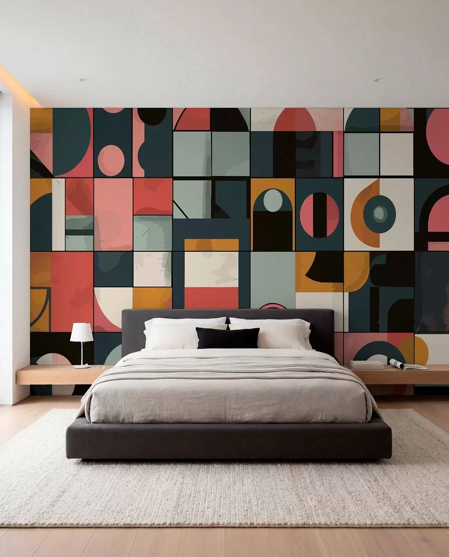 murales de pared Estilo Bahaus w01075