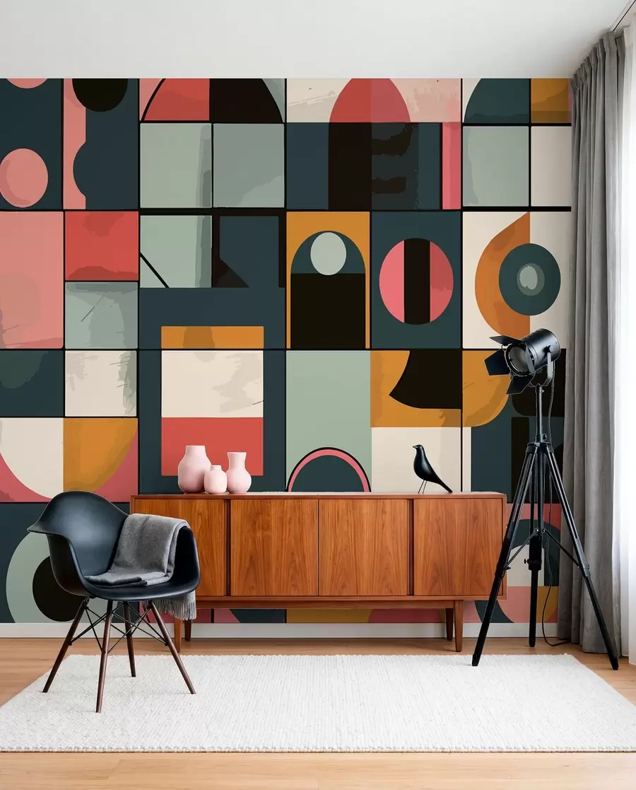 murales de pared Estilo Bahaus w01075