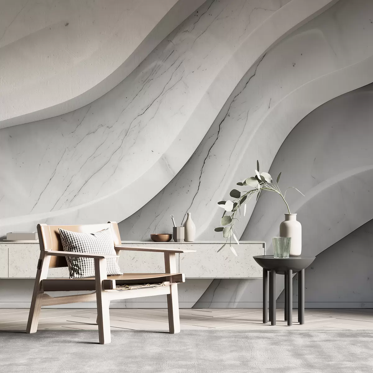 Murales de pared Olas de elegancia marmórea w01589 murales de pared Olas de elegancia marmórea w01589