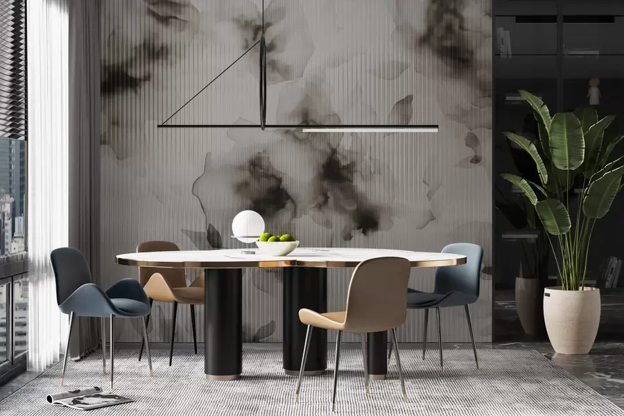 murales de pared manchas abstractas tras el cristal w01681