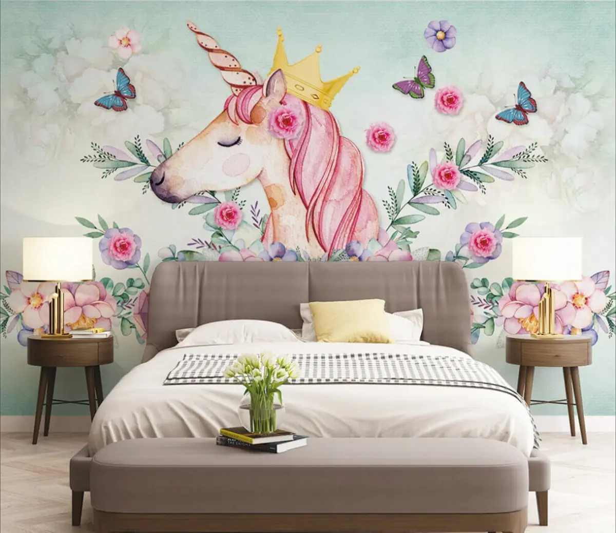 murales de pared Flor, planta y organismo u33736