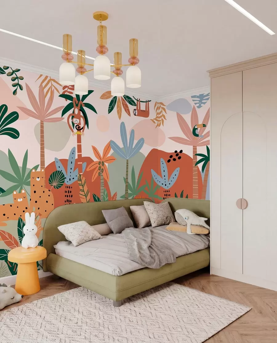 murales de pared Selva de retales w01720