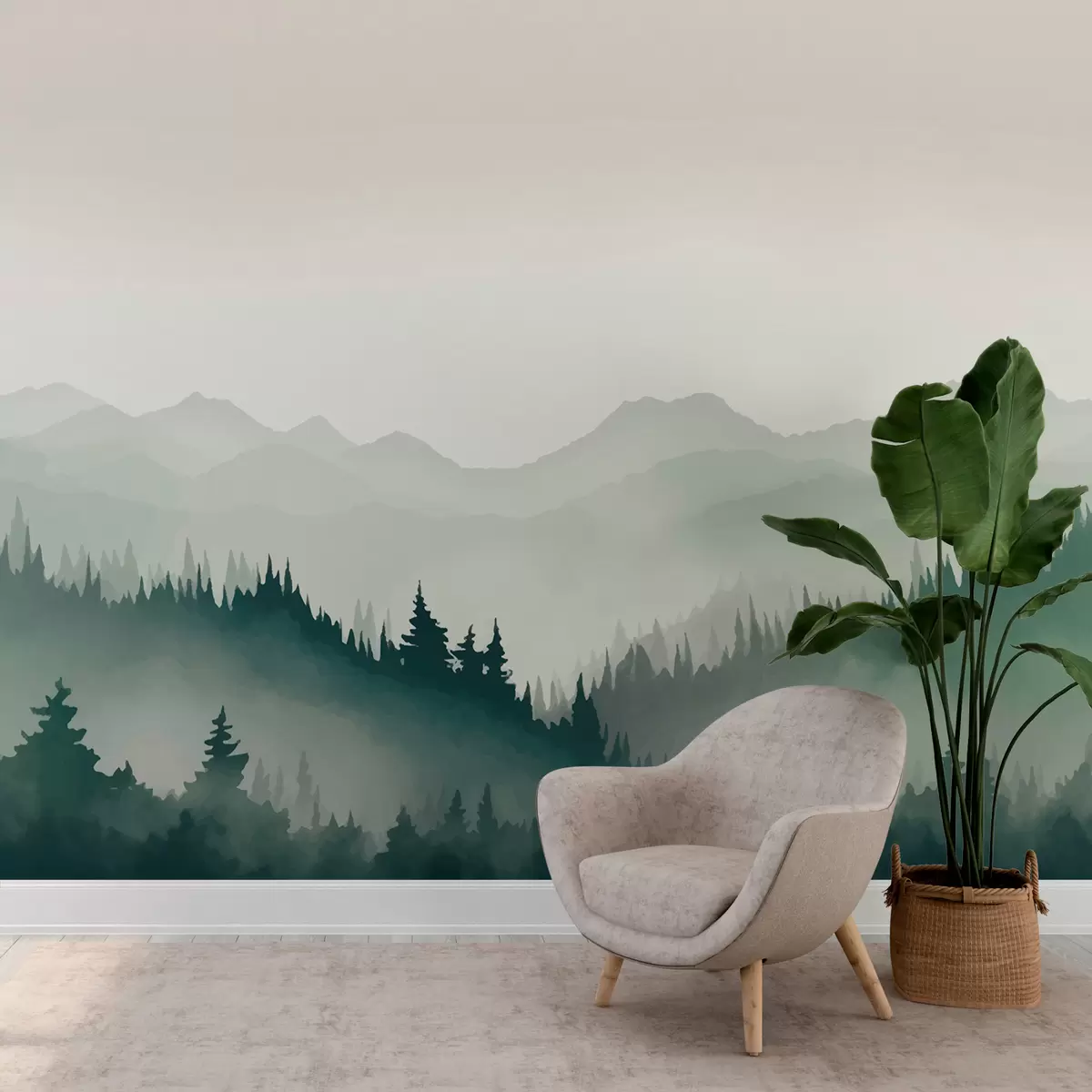 Murales de pared Montañas w01747 murales de pared Montañas w01747
