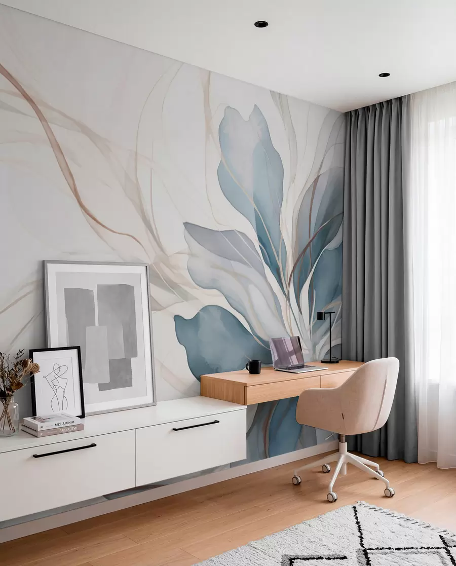 murales de pared Delicada flor grande w01718
