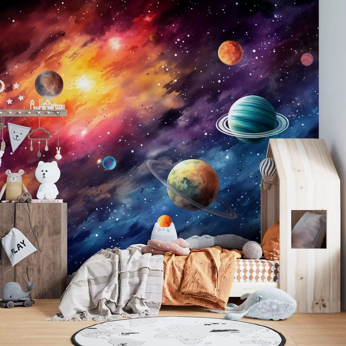 murales de pared A través de la nebulosa w01798