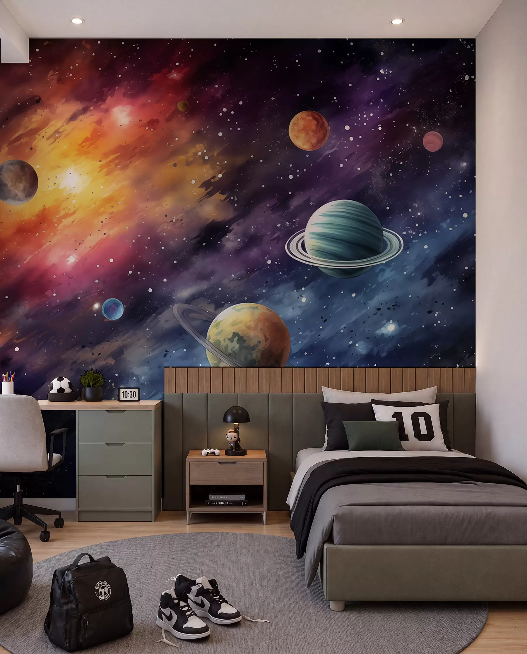 murales de pared A través de la nebulosa w01798