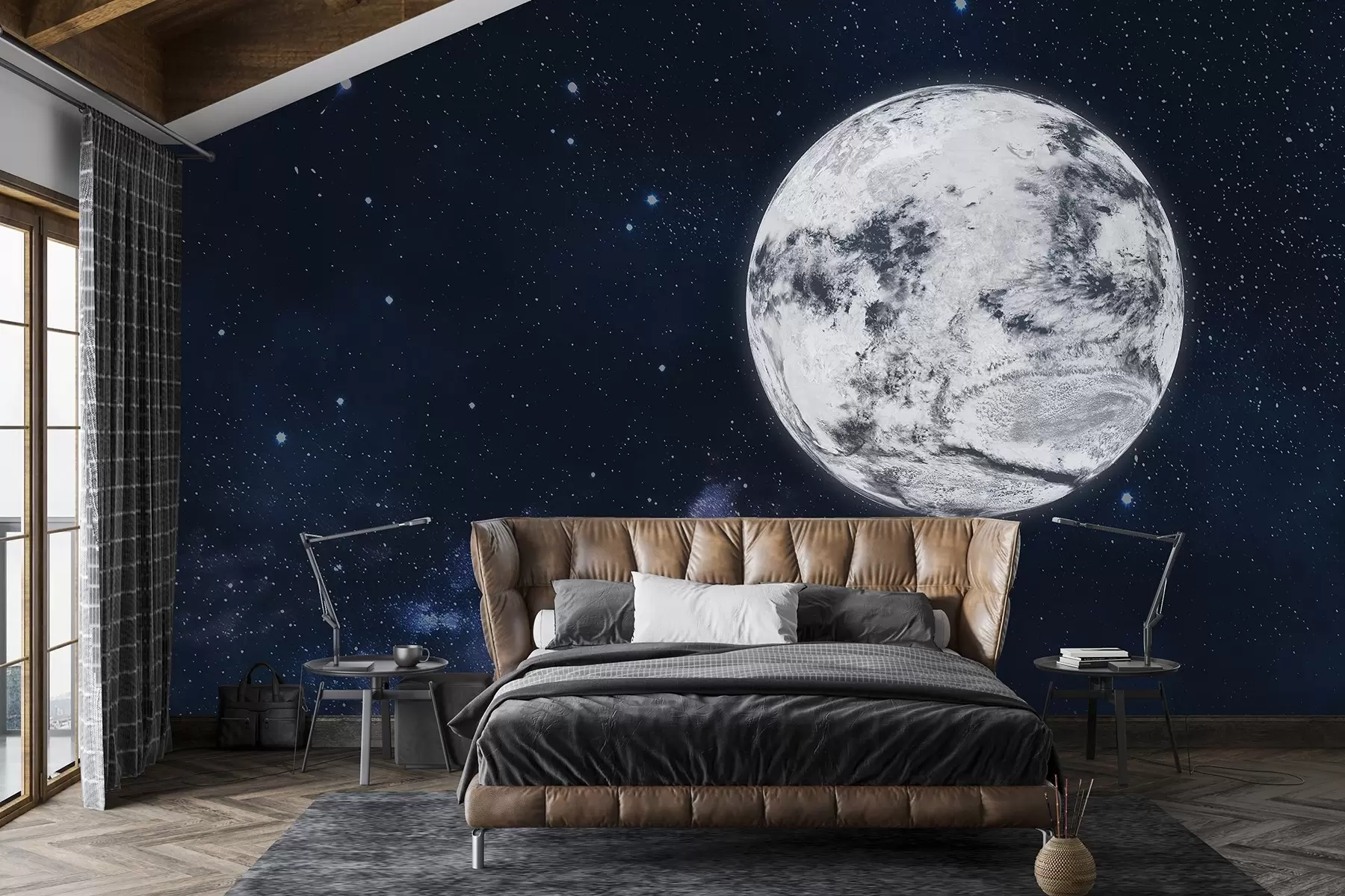 Murales de pared Planeta en el espacio, estrellas, constelaciones, cósmico w01800 murales de pared Planeta en el espacio, estrellas, constelaciones, cósmico w01800