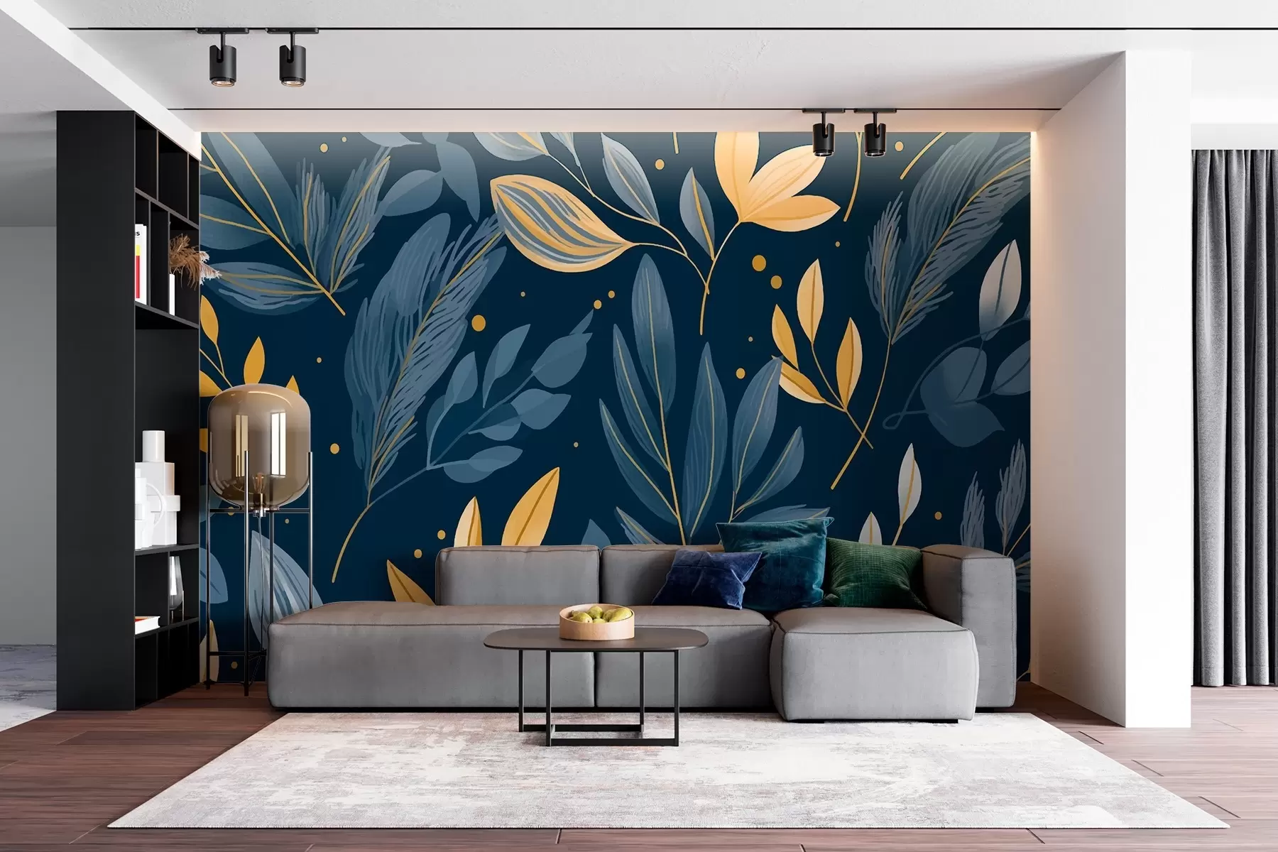 murales de pared Diferentes formas de hojas w01847