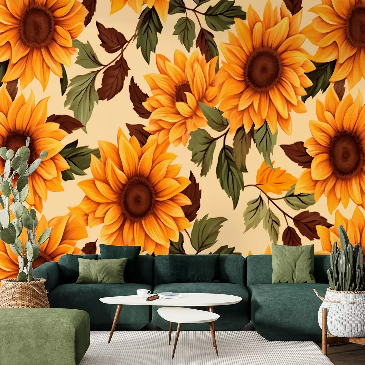 murales de pared Girasoles w01904