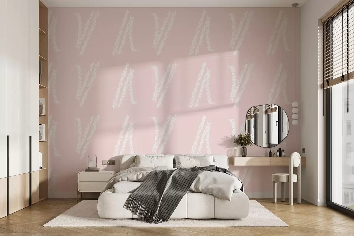 murales de pared Motivo abstracto en suaves tonos pastel w00638
