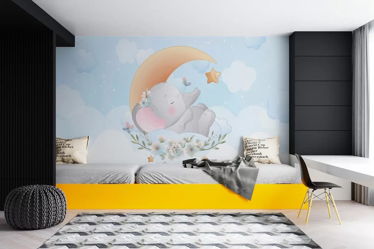 murales de pared Soñar bajo el cielo nocturno w00785