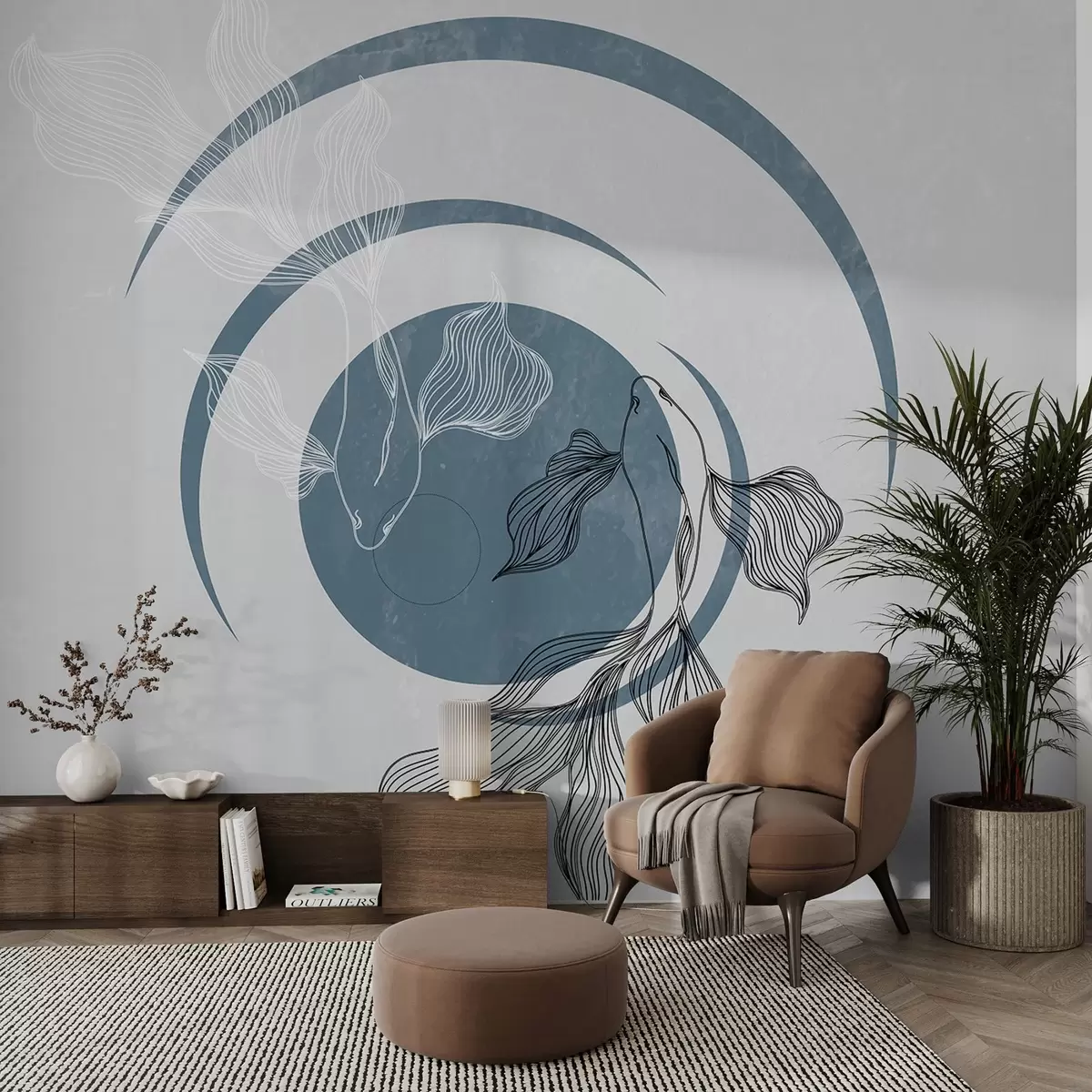 Murales de pared Belleza fluida en aguas tranquilas w00823v1 murales de pared Belleza fluida en aguas tranquilas w00823v1