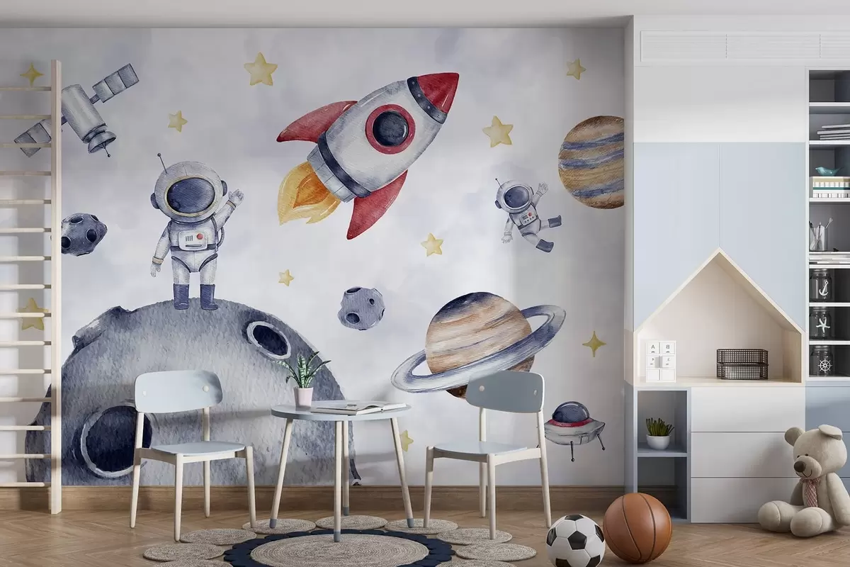 murales de pared Astronautas en el espacio w01461