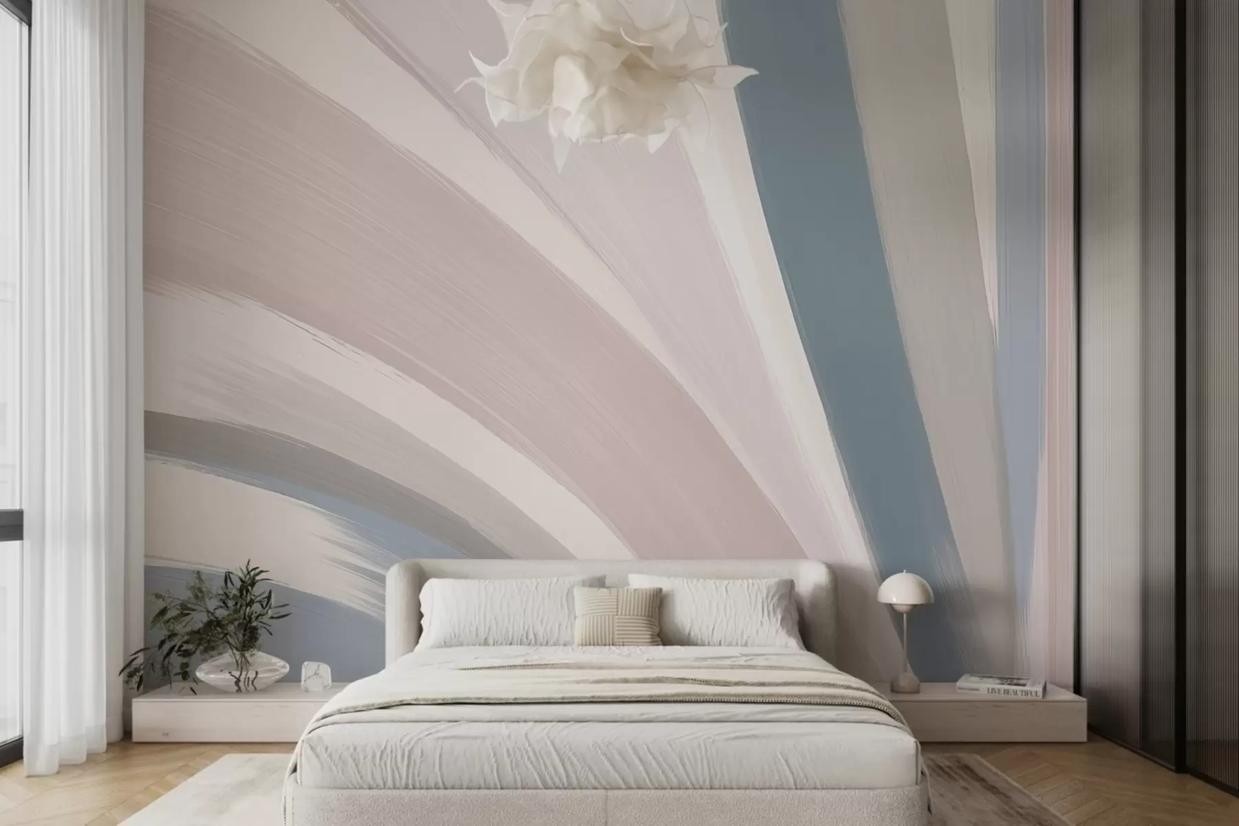 murales de pared Pinceladas abstractas w08393