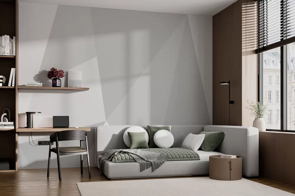 murales de pared Triángulos geométricos con estilo w02102v1
