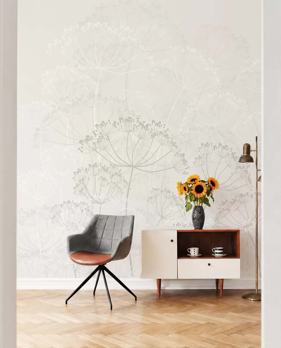 murales de pared Plantas frágiles minimalismo w02105v3