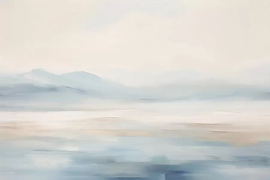 murales de pared Paisaje pintado a la acuarela w02113