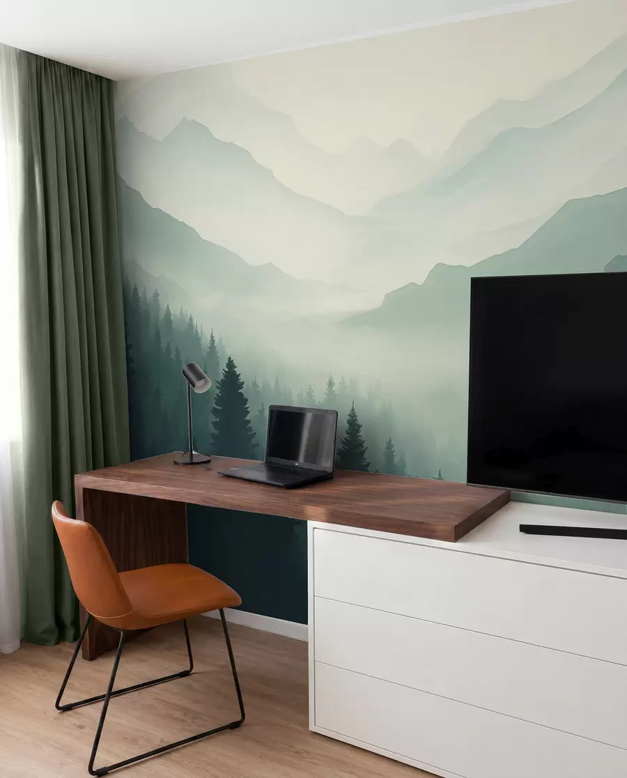 murales de pared Bosques y montañas w02186