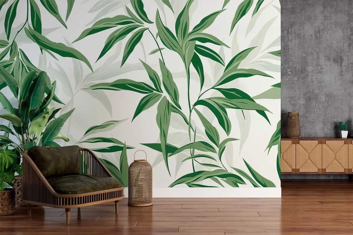 murales de pared Vegetación tropical w02214