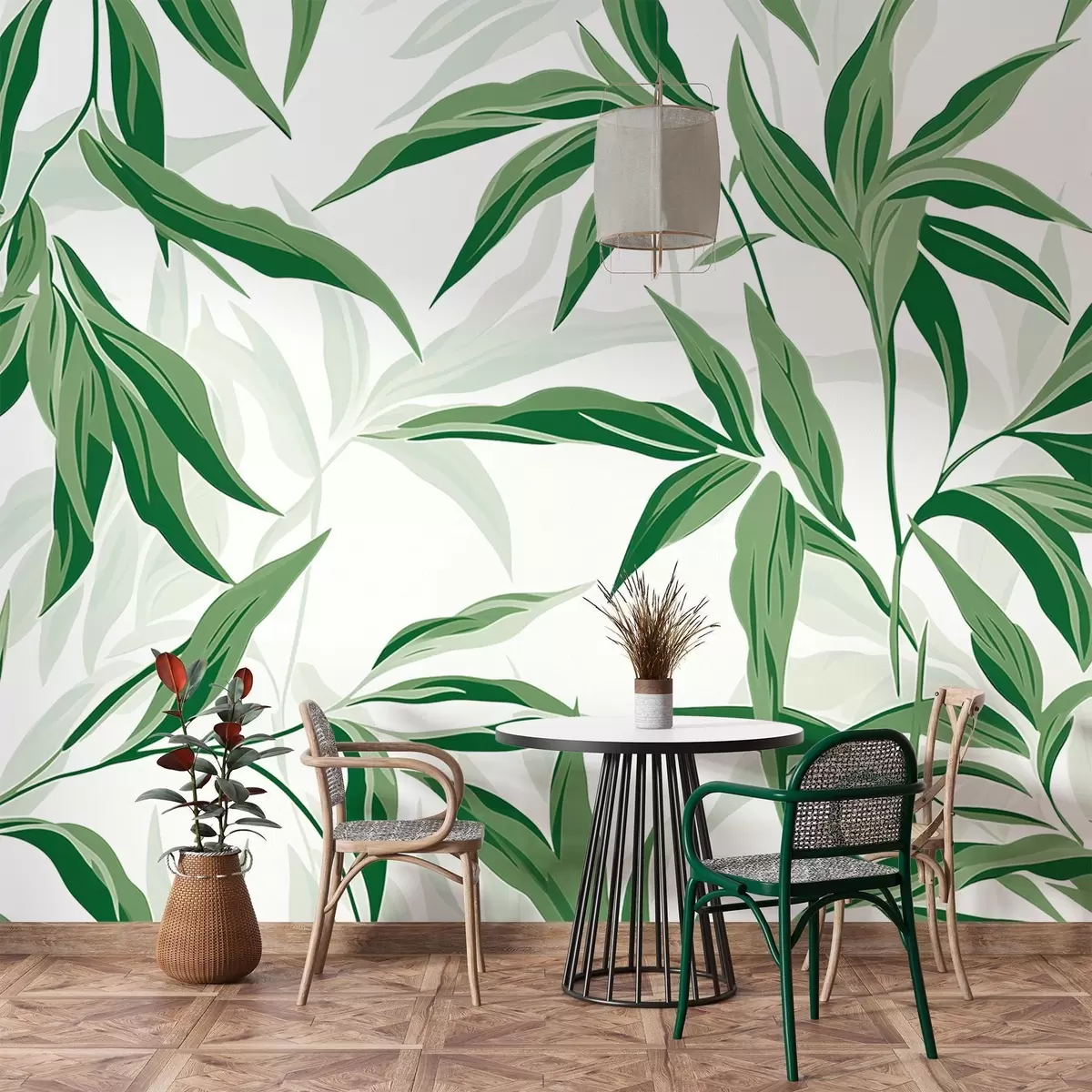 Murales de pared Vegetación tropical w02214 murales de pared Vegetación tropical w02214