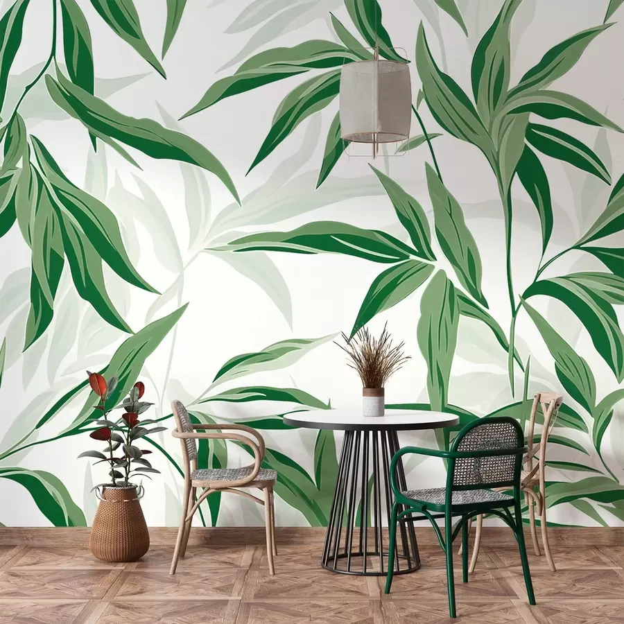 Murales de pared Vegetación tropical w02214 murales de pared Vegetación tropical w02214