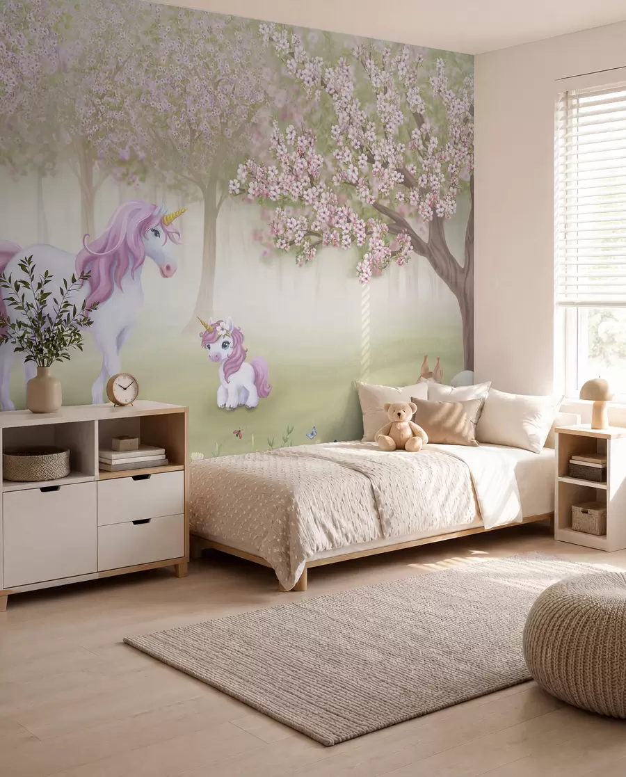 murales de pared Huerto de unicornios w02269