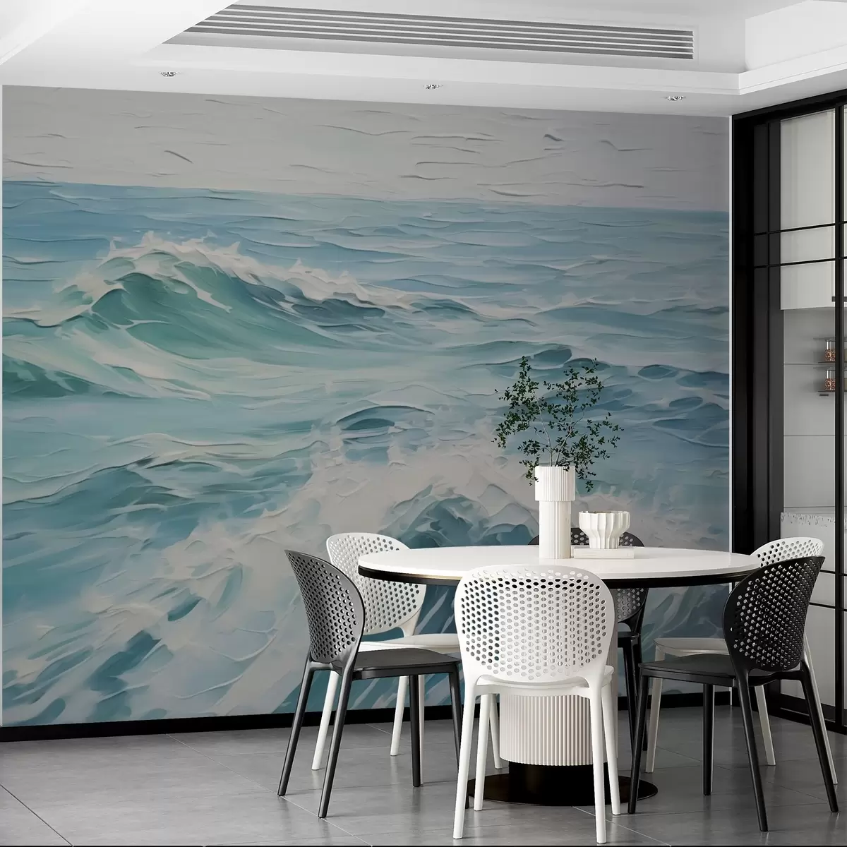 murales de pared Pintura imitación mar w02326