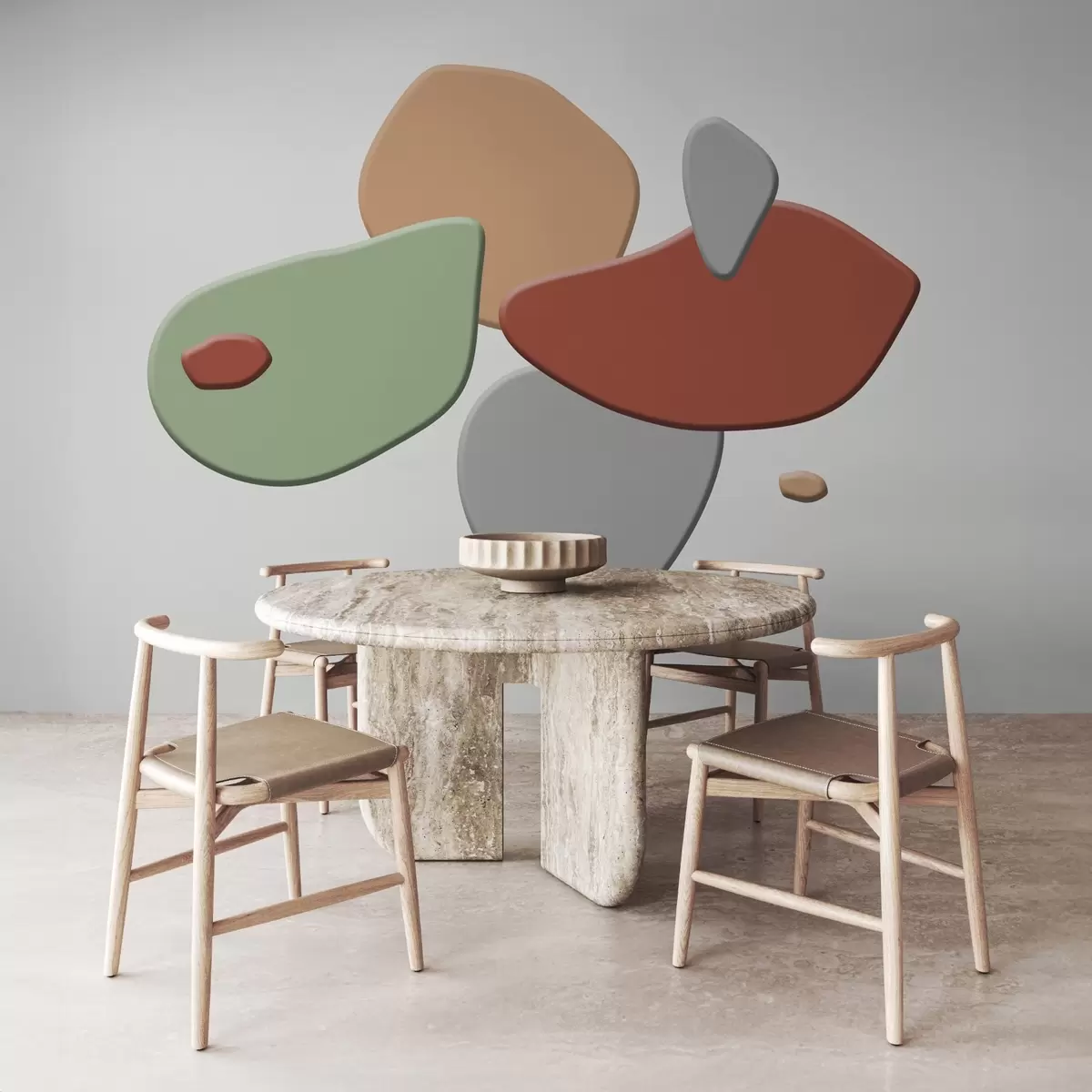 Murales de pared Puntos geométricos abstractos irregulares w02332v1 murales de pared Puntos geométricos abstractos irregulares w02332v1