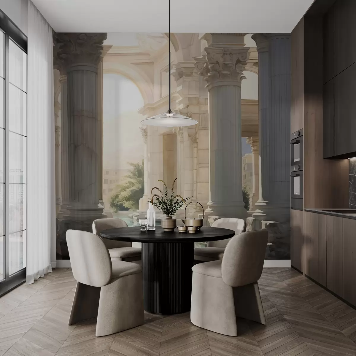 Murales de pared Columnas antiguas w02435 murales de pared Columnas antiguas w02435