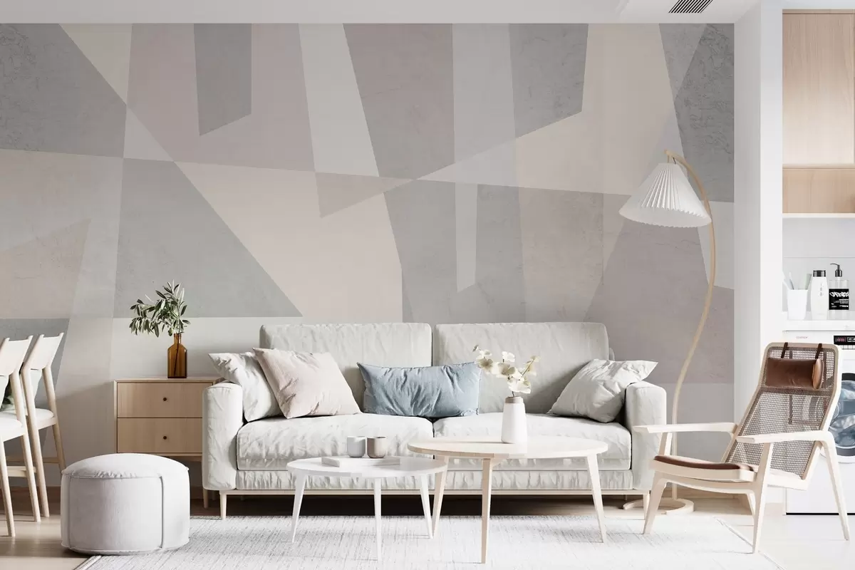 Murales de pared geometría texturizada moderna  w02445 murales de pared geometría texturizada moderna  w02445