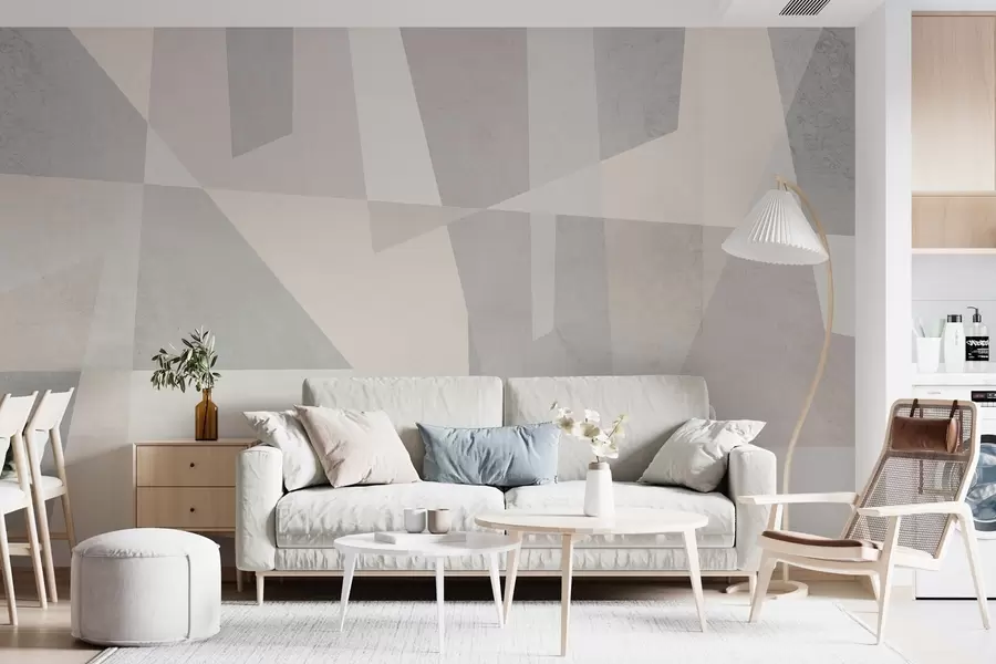 Murales de pared geometría texturizada moderna  w02445 murales de pared geometría texturizada moderna  w02445