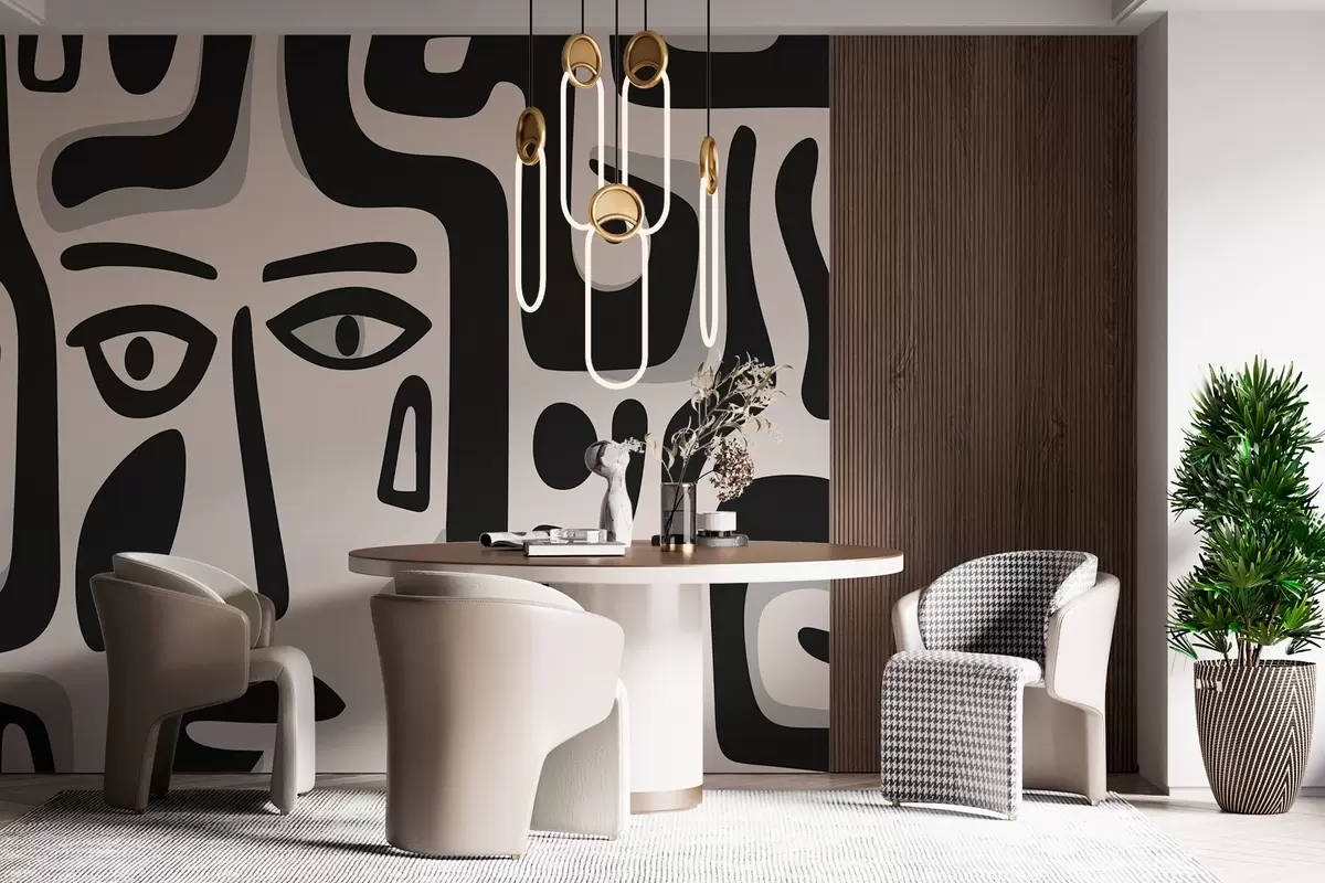 Murales de pared Cara abstracta w02414 murales de pared Cara abstracta w02414