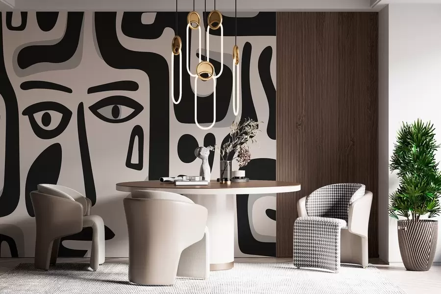 Murales de pared Cara abstracta w02414 murales de pared Cara abstracta w02414