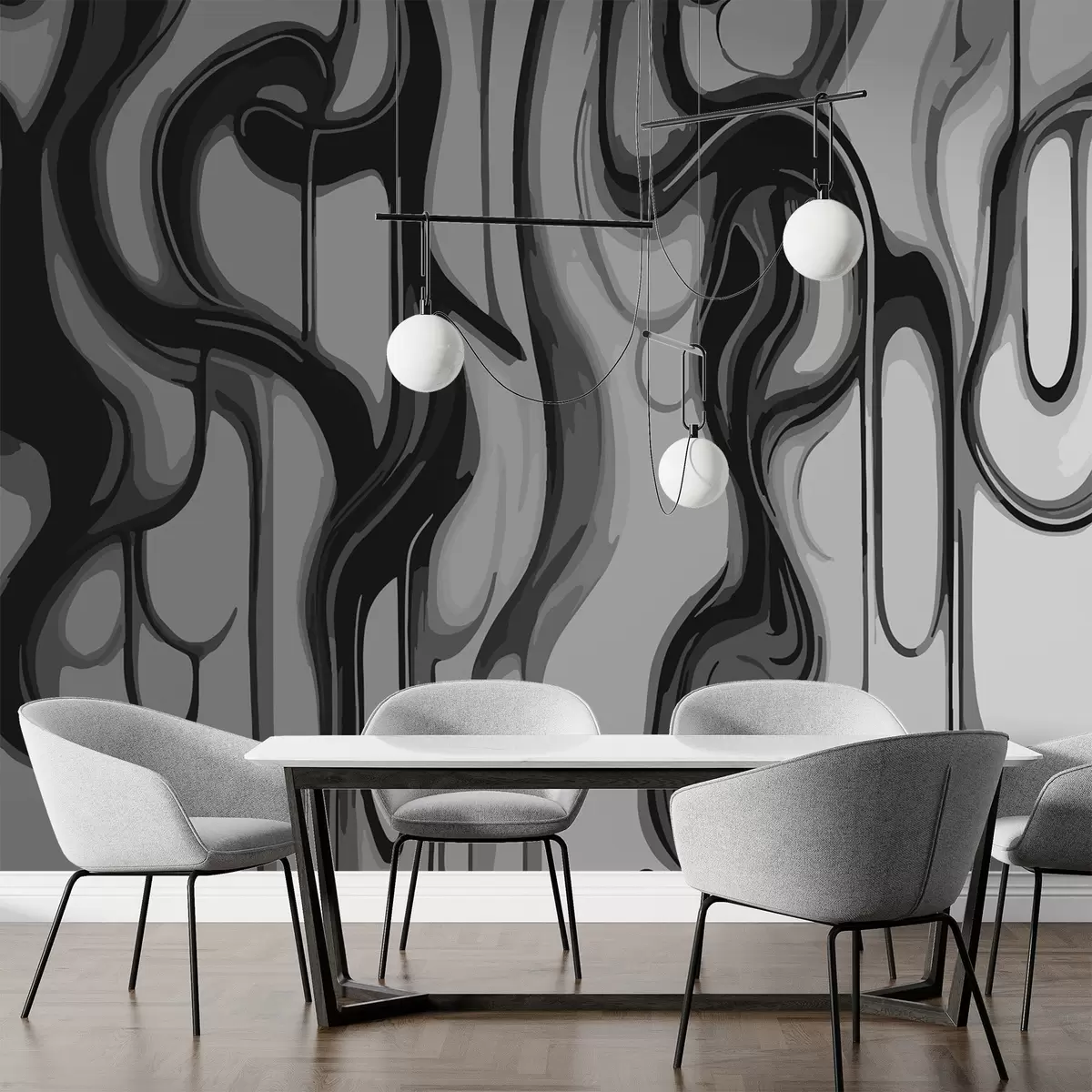 Murales de pared Líneas abstractas w02421v1 murales de pared Líneas abstractas w02421v1