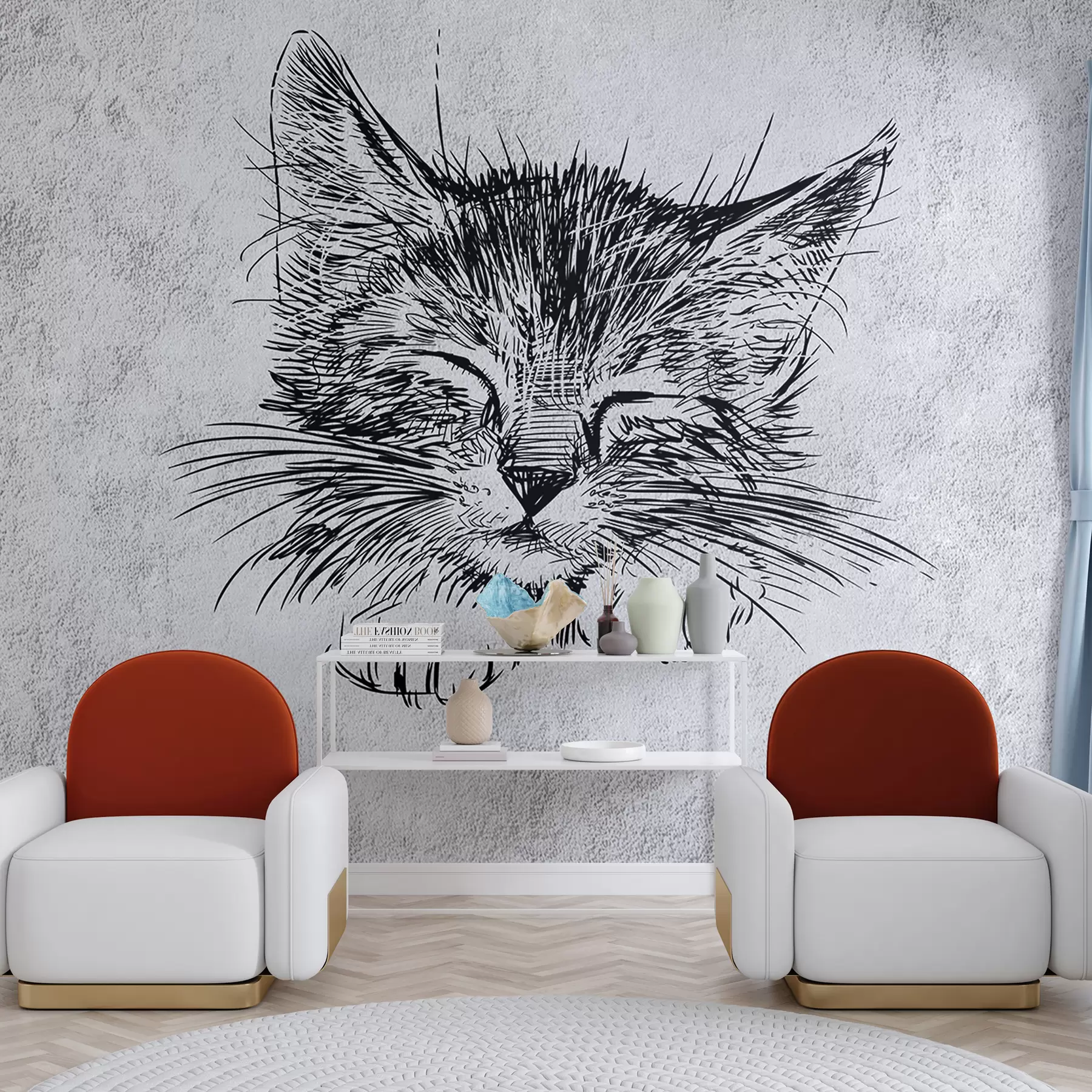 Murales de pared Gato, felidae de carnívoros u43536 murales de pared Gato, felidae de carnívoros u43536