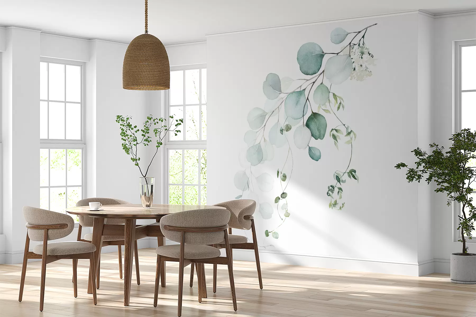 Murales de pared rama con hojas u51026 murales de pared rama con hojas u51026