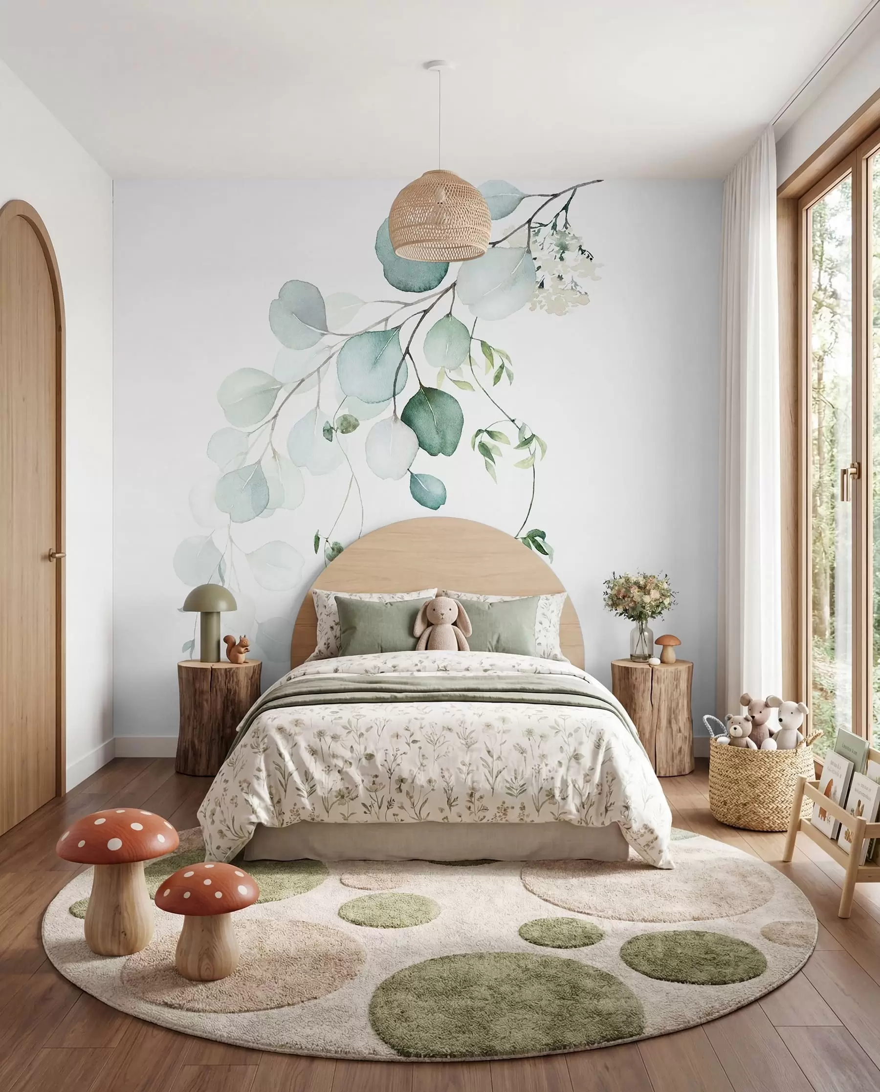 murales de pared Ramas de eucalipto u51026