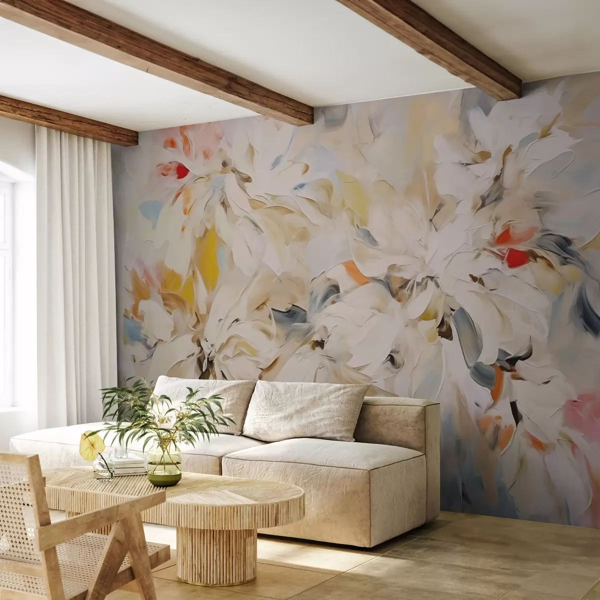 Murales de pared Abstracción brillante imitación de trazos de pintura w02595 murales de pared Abstracción brillante imitación de trazos de pintura w02595