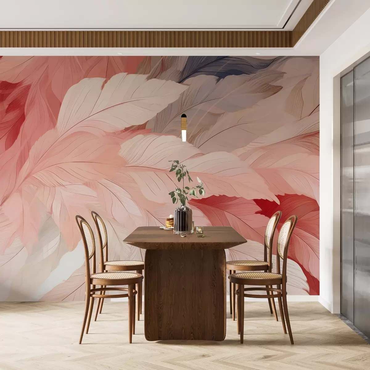 Murales de pared Plumas en delicados cortes transversales w02598 murales de pared Plumas en delicados cortes transversales w02598