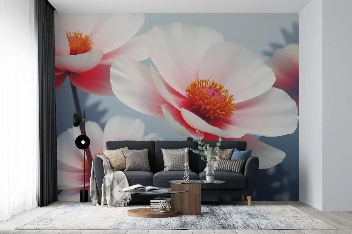 Murales de pared Flores coloridas w02612 murales de pared Flores coloridas w02612