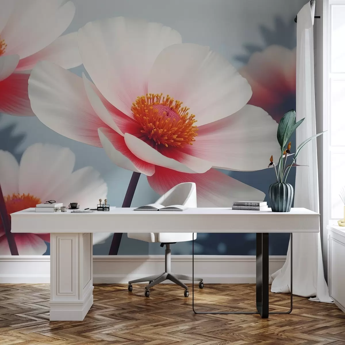 Murales de pared Flores coloridas w02612 murales de pared Flores coloridas w02612