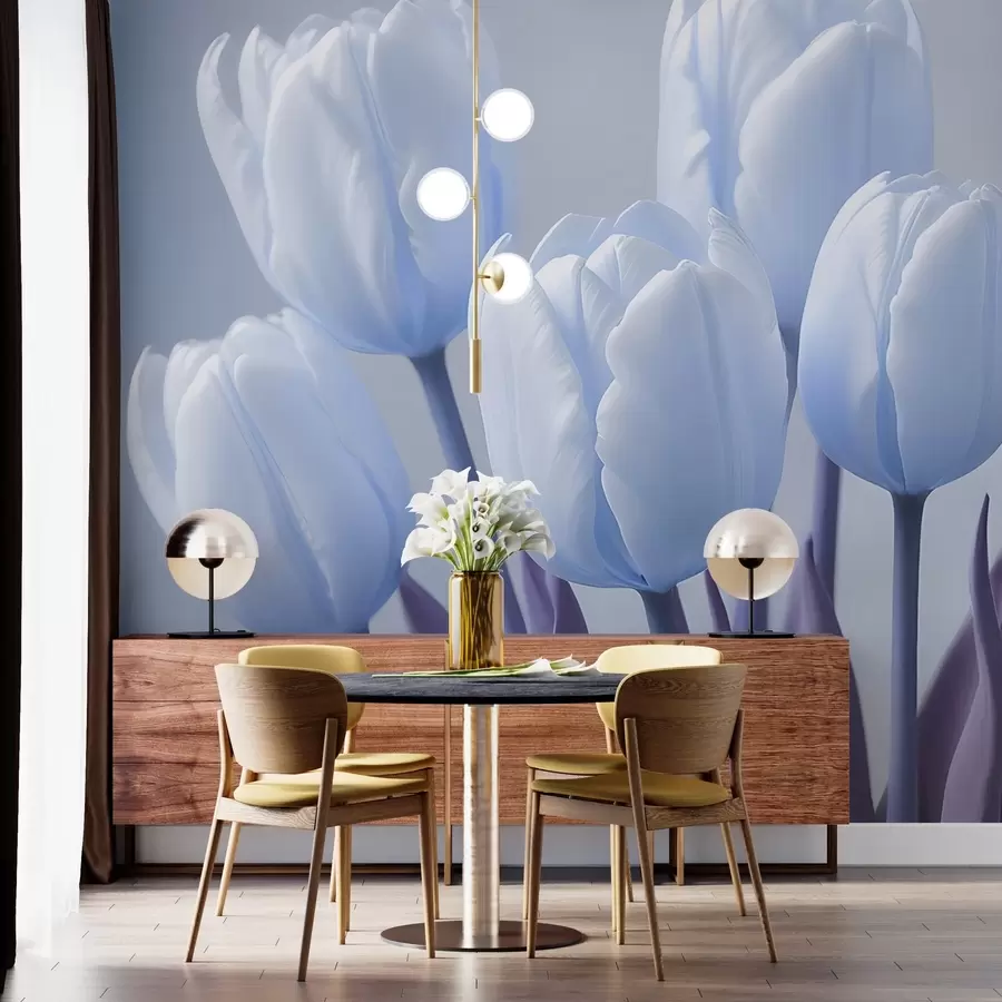 Murales de pared Delicado ramo de tulipanes w02616v1 murales de pared Delicado ramo de tulipanes w02616v1