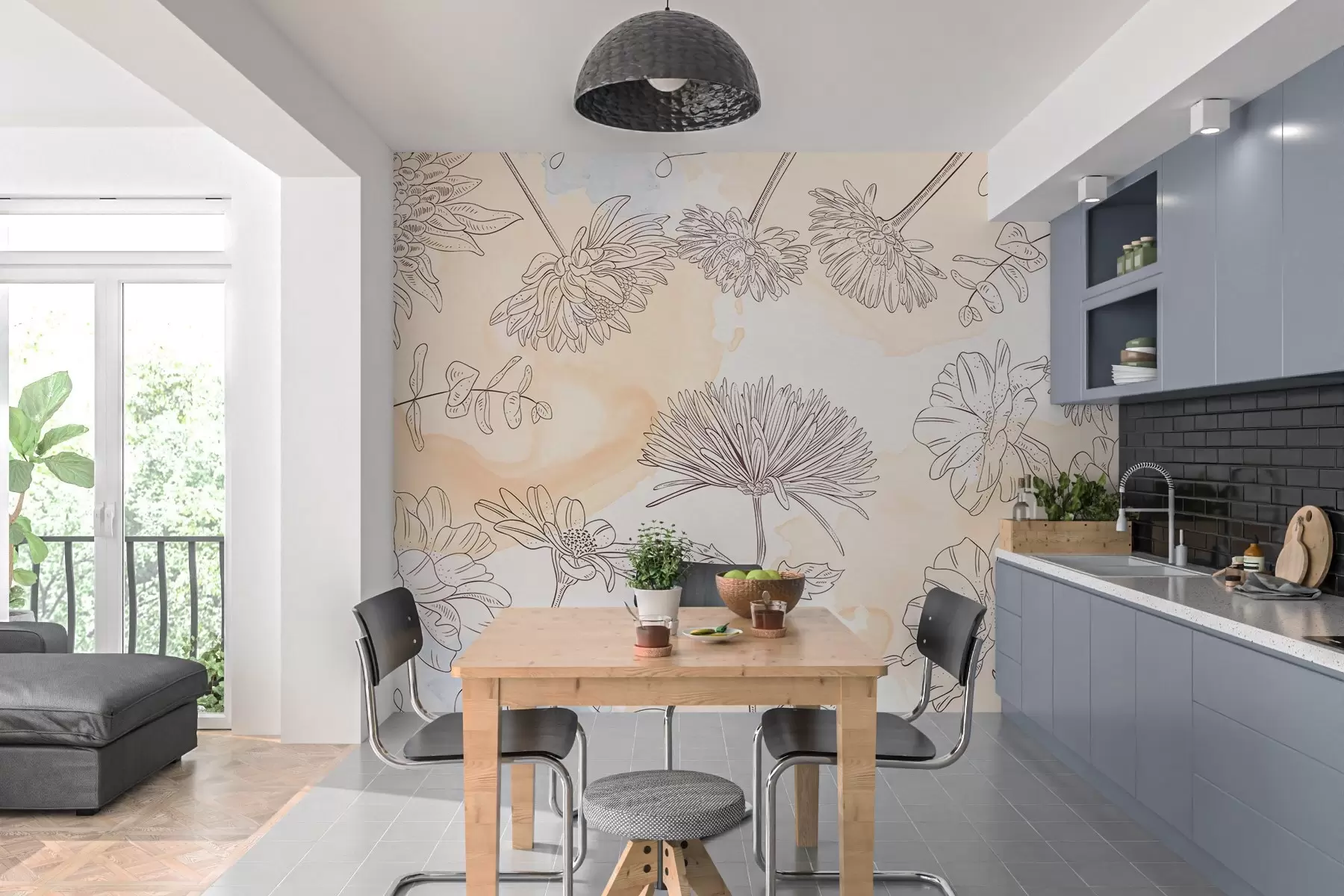murales de pared La ternura del campo w02647