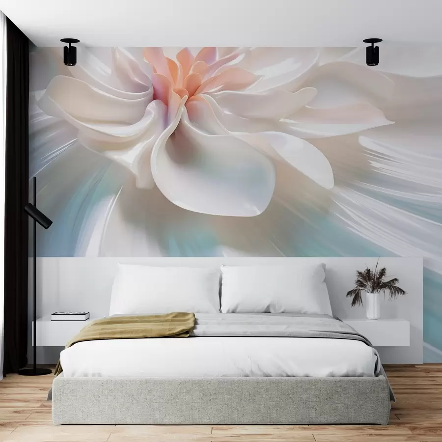 murales de pared Flor exquisita volumétrica  w02676
