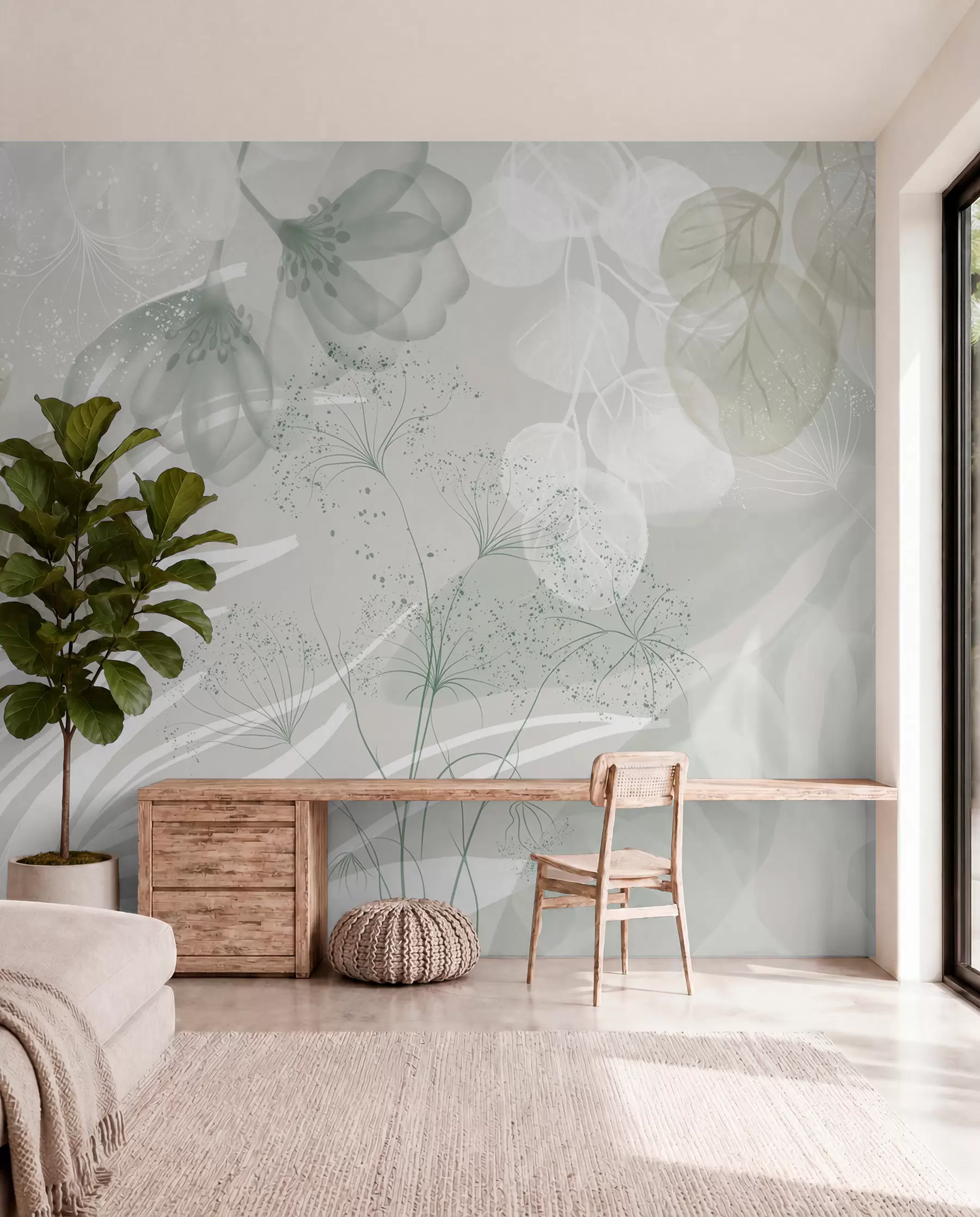 murales de pared Velos de eucalipto w08599v1