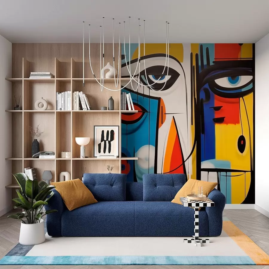 murales de pared Retrato abstracto w02698