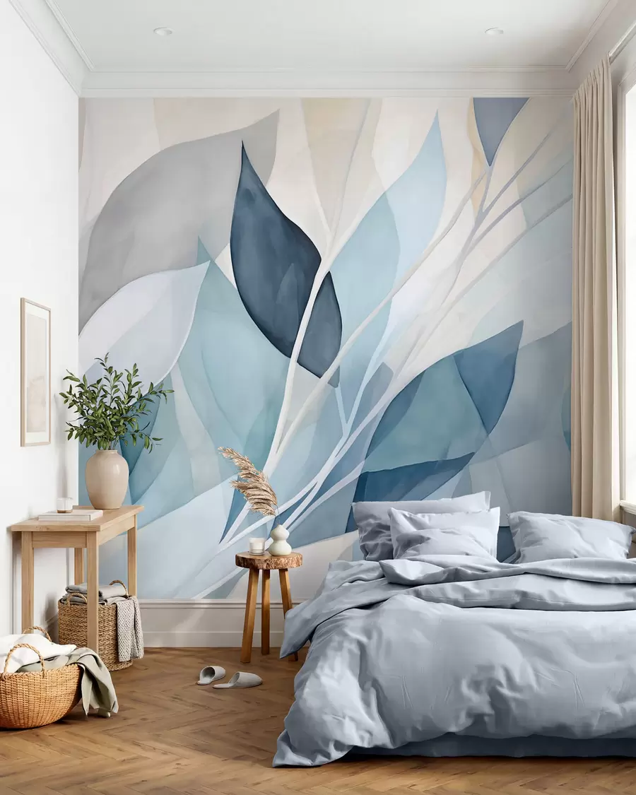 murales de pared Hojas abstractas w02701