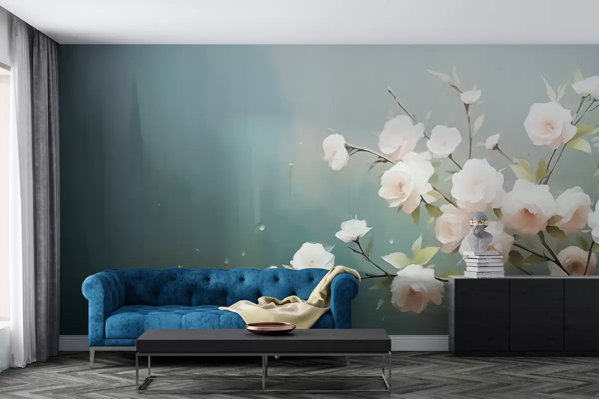 Murales de pared Flores en una rama w02814 murales de pared Flores en una rama w02814