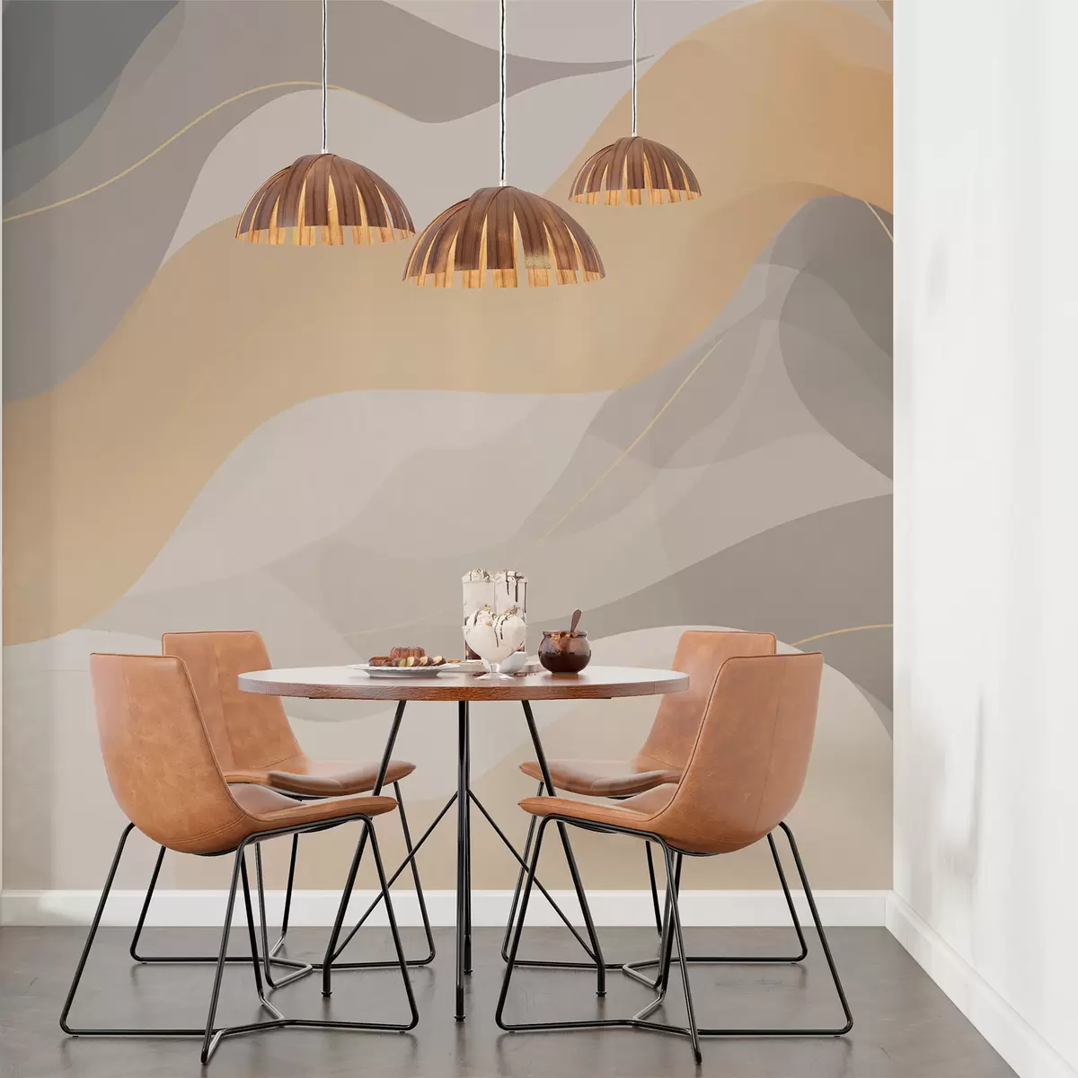 Murales de pared Olas cálidas w02821 murales de pared Olas cálidas w02821