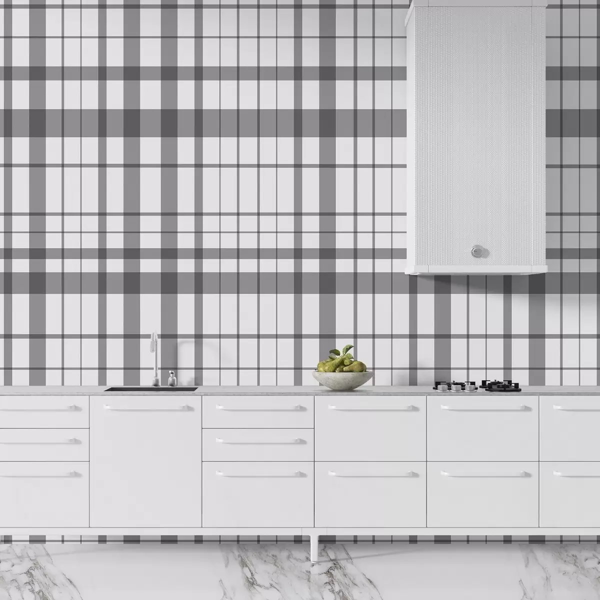 Murales de pared Diseño minimalista a cuadros con líneas finas y grises oscuras sobre fondo blanco, precisión geométrica w02852 murales de pared Diseño minimalista a cuadros con líneas finas y grises oscuras sobre fondo blanco, precisión geométrica w02852